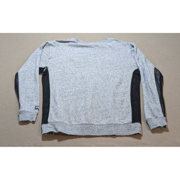 PINK Victoria Secret Pullover Crew Neck With Mesh Sleeves And Sides Size Medium - Picture 12 of 12
